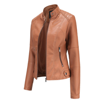 Damen Biker Lederjacke