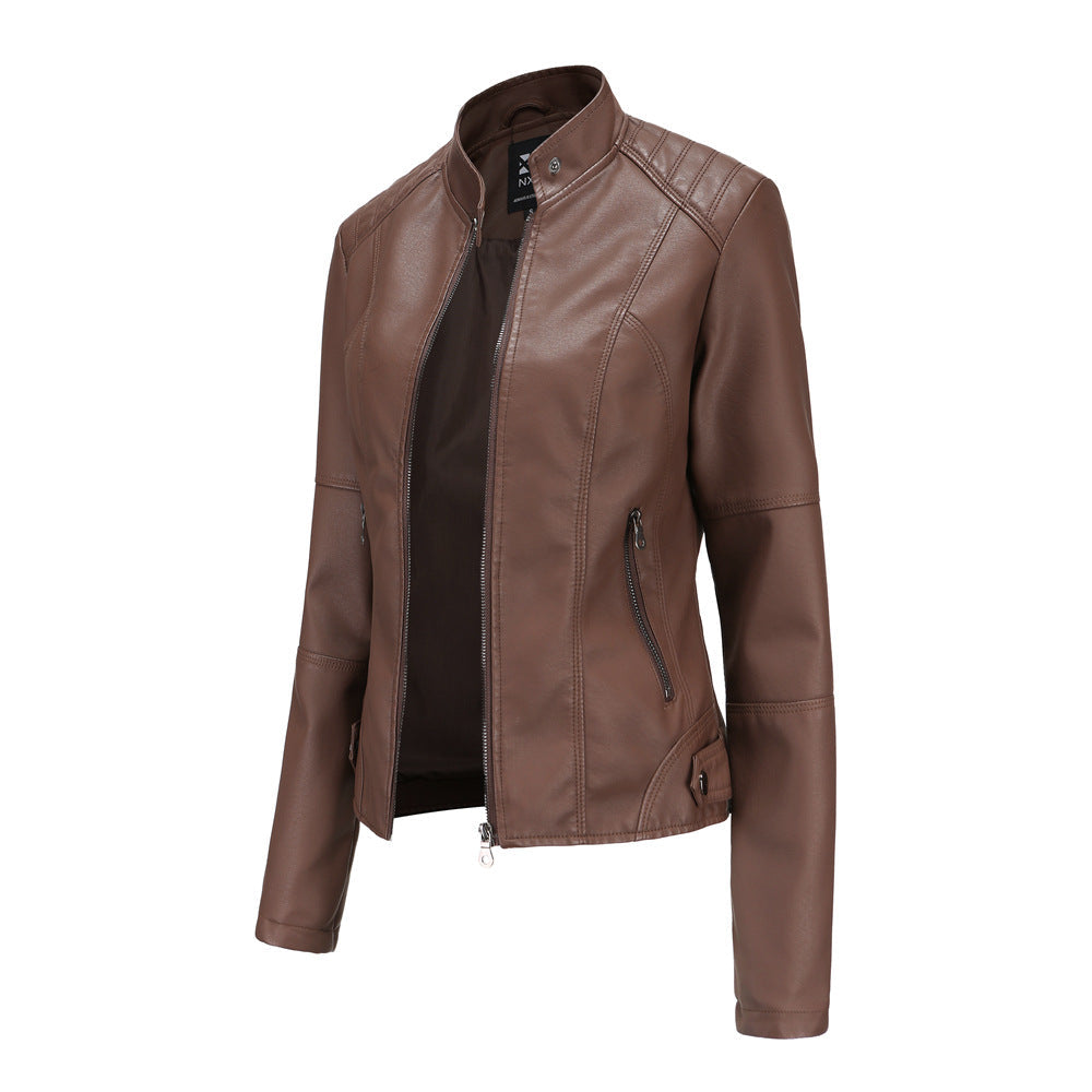 Damen Biker Lederjacke