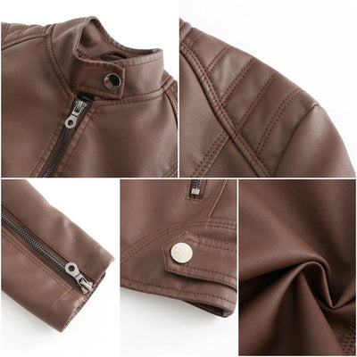 Damen Biker Lederjacke