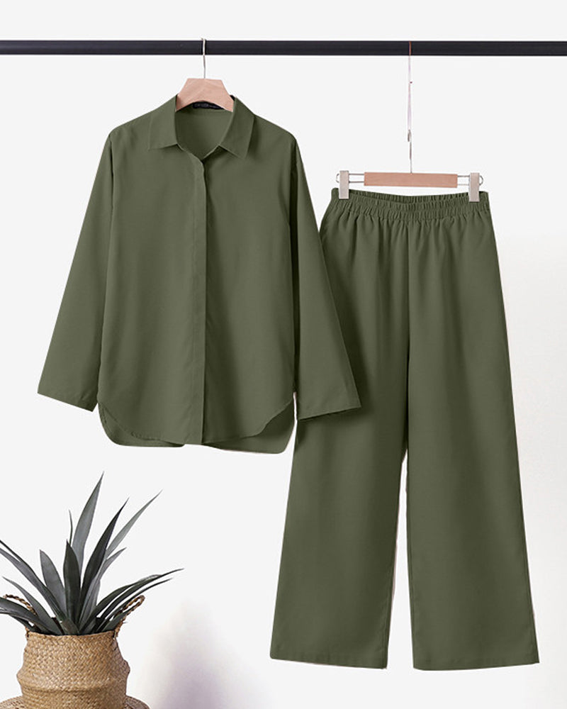 Bequemes Sommer Leinen-Set für Damen