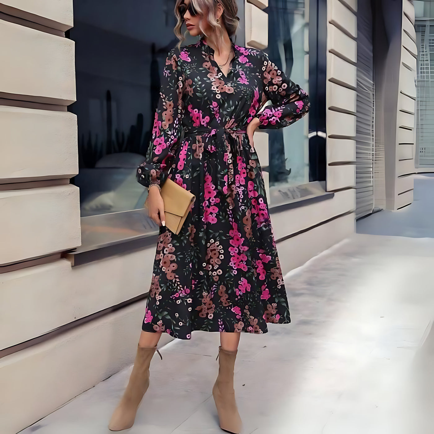 Felicia - Zeitlos Elegantes Damen Kleid