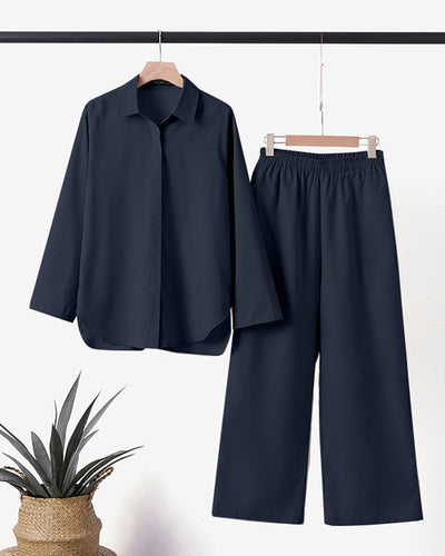 Bequemes Sommer Leinen-Set für Damen