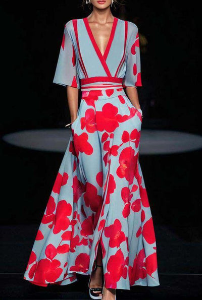 Elegantes Damenkleid mit kurzen Ärmeln