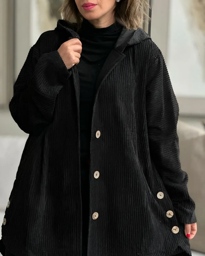 Bequeme Jacke mit Kapuze für Frauen