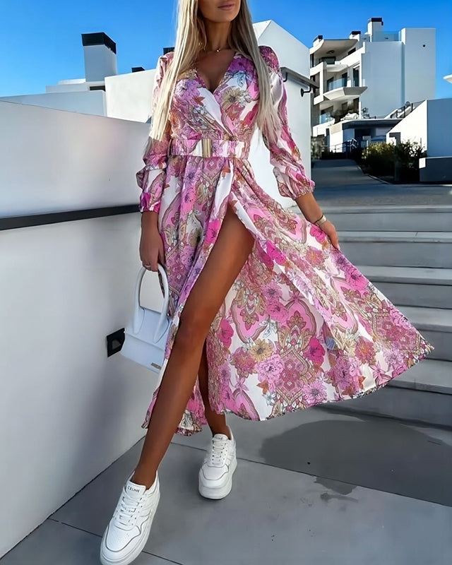 Alena - Langärmeliges Midikleid für Damen