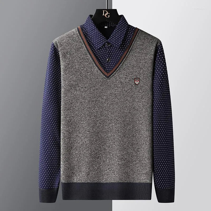 Eleganter Herren Pullover aus Baumwolle