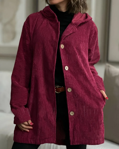 Bequeme Jacke mit Kapuze für Frauen