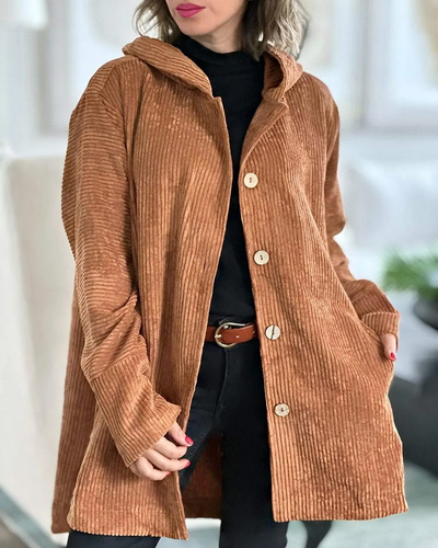 Bequeme Jacke mit Kapuze für Frauen