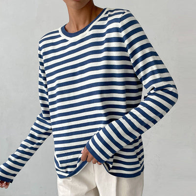 Diana - Elegantes Gestreifter Pullover für Damen