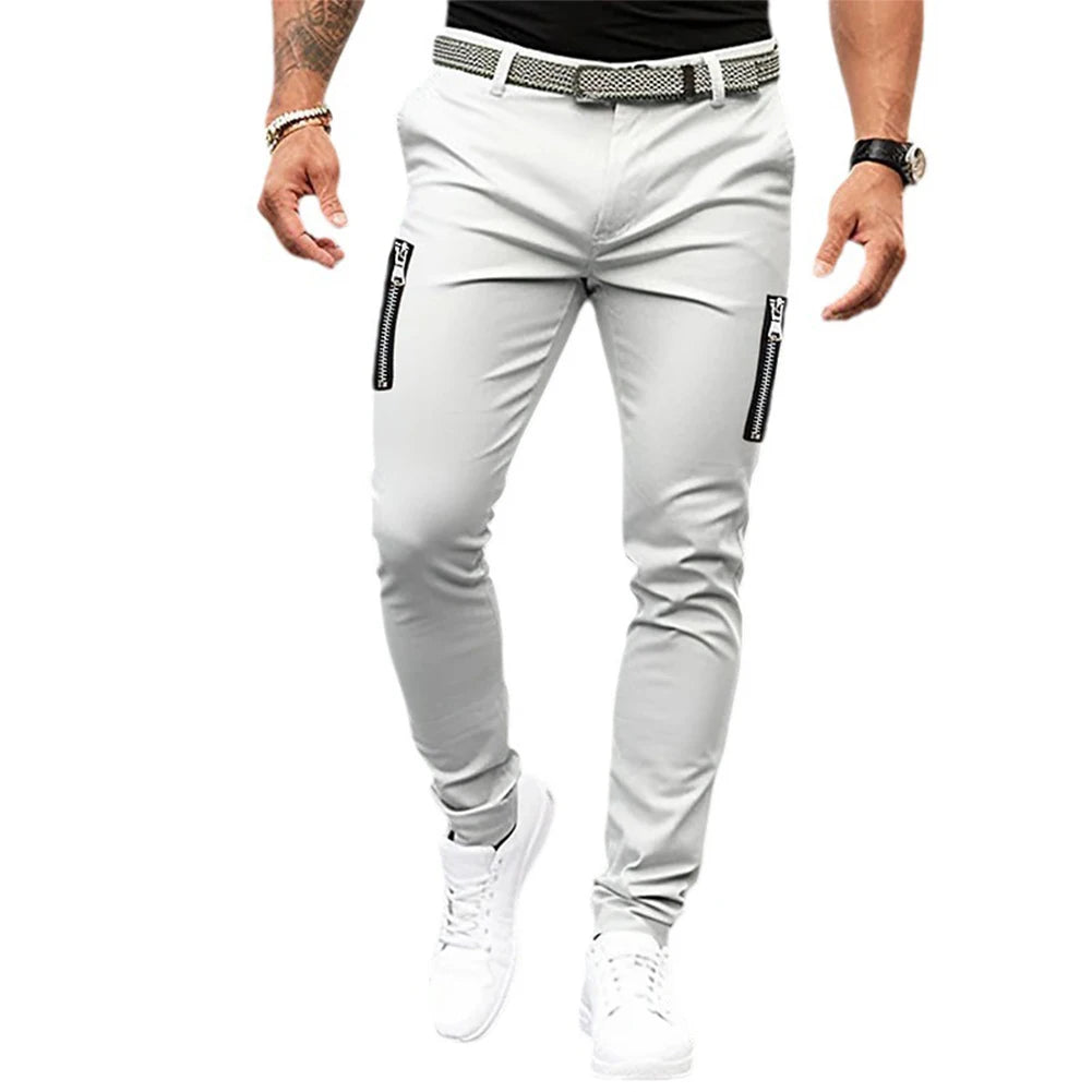 Bequeme Slim Fit Herren Chino Hose