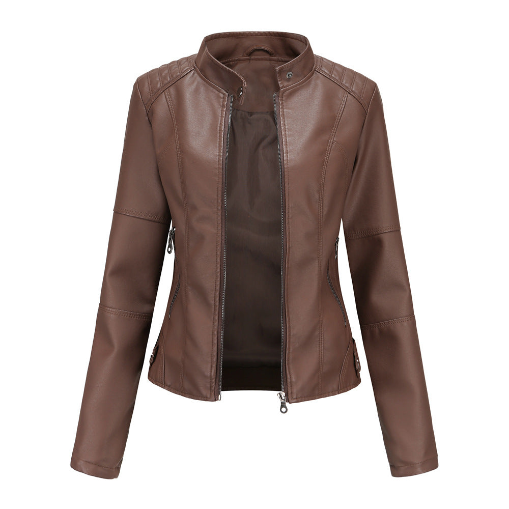 Damen Biker Lederjacke
