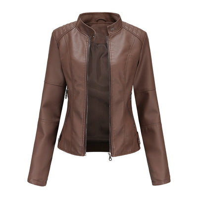 Damen Biker Lederjacke