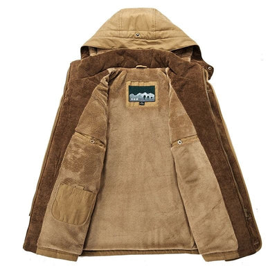 Elegante Winterjacke für Herren - Warm und Wasserdicht