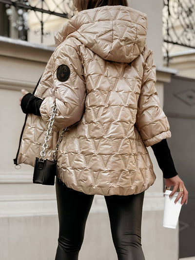 Damen Jacke mit Kapuze für Herbst und Winter