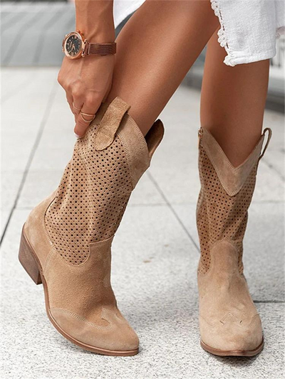 Atmungsaktive Damen-Cowboystiefel
