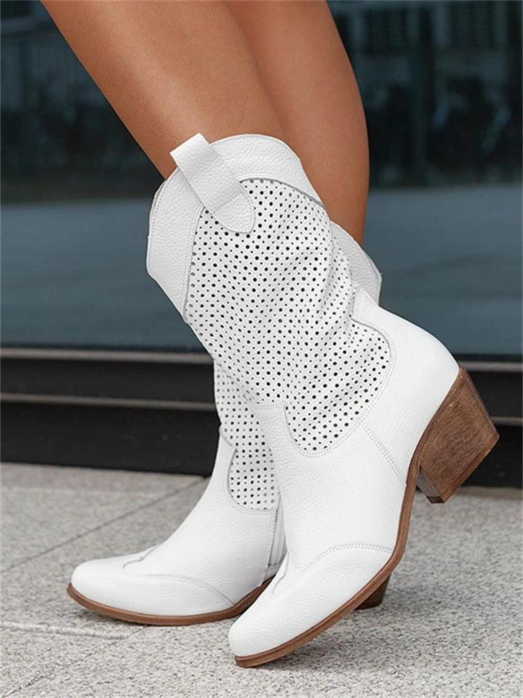 Atmungsaktive Damen-Cowboystiefel