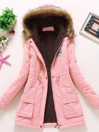 Elegante Damen-Baumwolljacke - gepolstert mit schlanker Passform