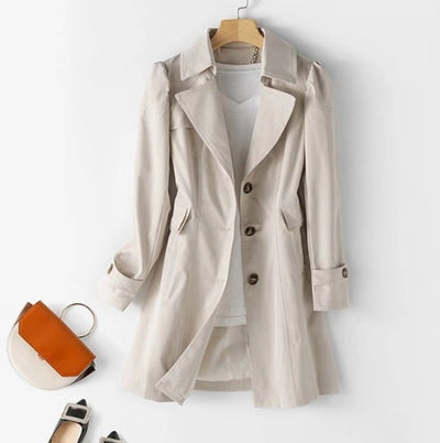 Eleganter Damen Trenchcoat in modischen Farben