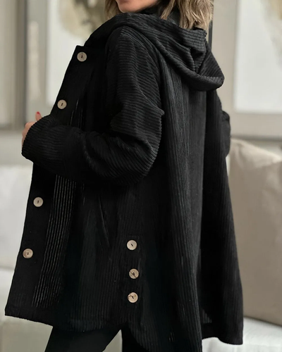 Bequeme Jacke mit Kapuze für Frauen