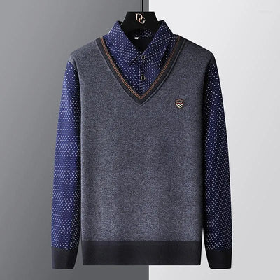Eleganter Herren Pullover aus Baumwolle