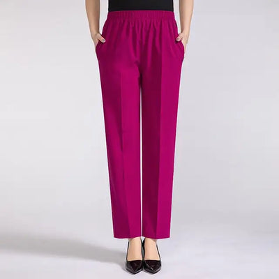 Else - Seidig-leichte Damen Sommerhose mit hohem Bund