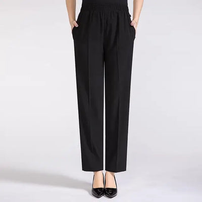 Else - Seidig-leichte Damen Sommerhose mit hohem Bund