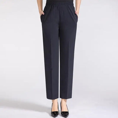 Else - Seidig-leichte Damen Sommerhose mit hohem Bund