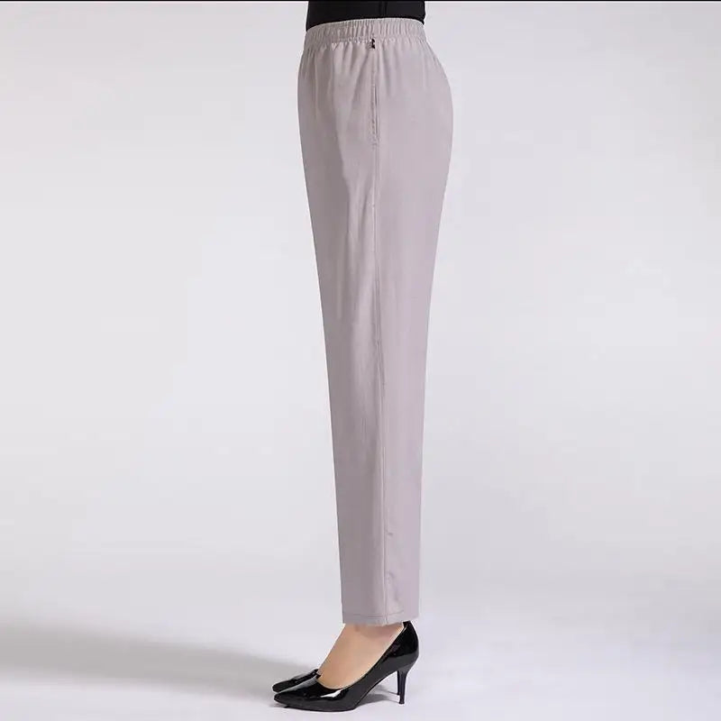 Else - Seidig-leichte Damen Sommerhose mit hohem Bund
