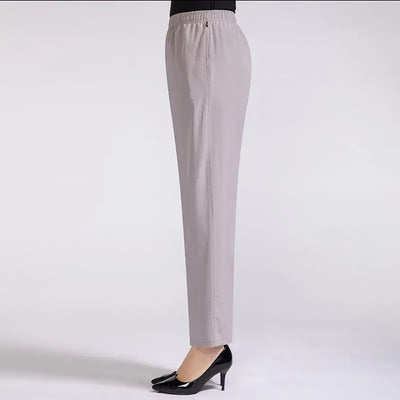 Else - Seidig-leichte Damen Sommerhose mit hohem Bund
