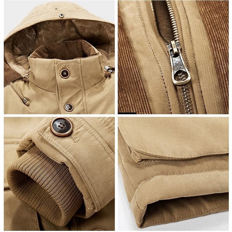 Elegante Winterjacke für Herren - Warm und Wasserdicht