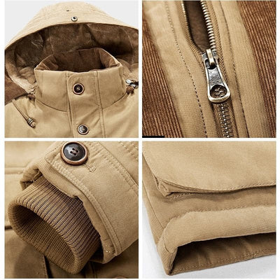 Elegante Winterjacke für Herren - Warm und Wasserdicht