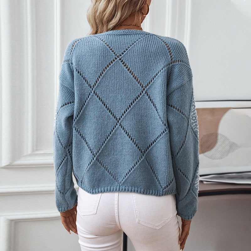 Eleganter Paillettenpullover für Frauen