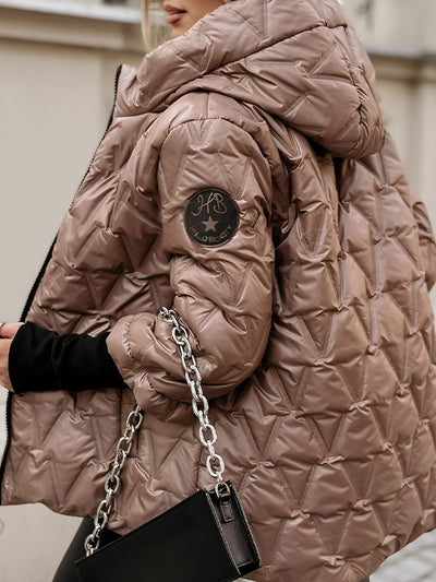 Damen Jacke mit Kapuze für Herbst und Winter