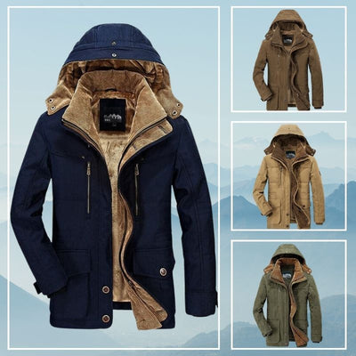 Elegante Winterjacke für Herren - Warm und Wasserdicht