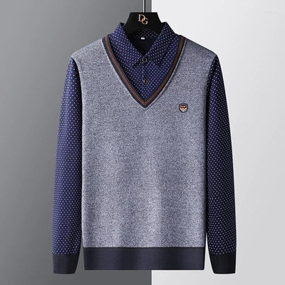 Eleganter Herren Pullover aus Baumwolle