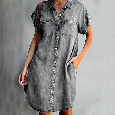 Amalia - Komfortables Denim Kleid für Damen