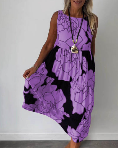 Emilia - Komfortables Ärmelloses Sommerkleid für Damen