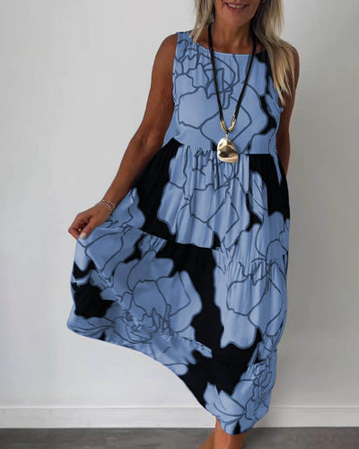 Emilia - Komfortables Ärmelloses Sommerkleid für Damen