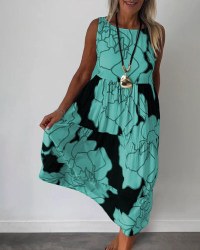 Emilia - Komfortables Ärmelloses Sommerkleid für Damen