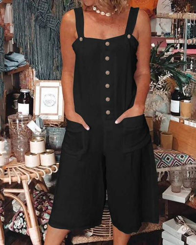 Carolina - Leinen-Baumwoll-Jumpsuit für Damen