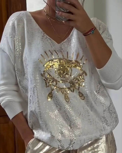 Evele - Evil Eye Bluse für Damen