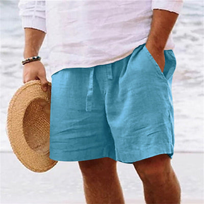 Felix - Lässige Kurze Leinen Hose für Herren