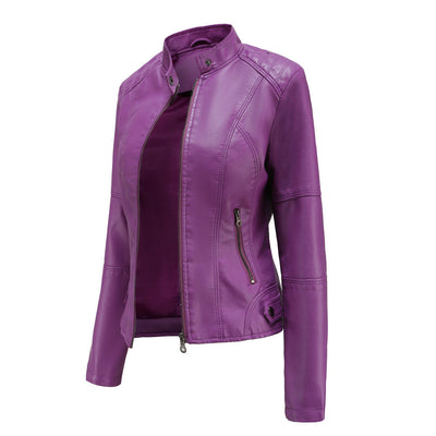 Damen Biker Lederjacke