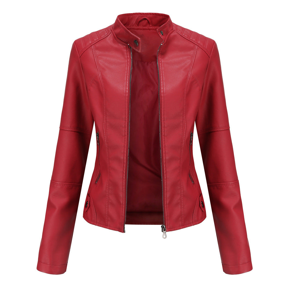 Damen Biker Lederjacke