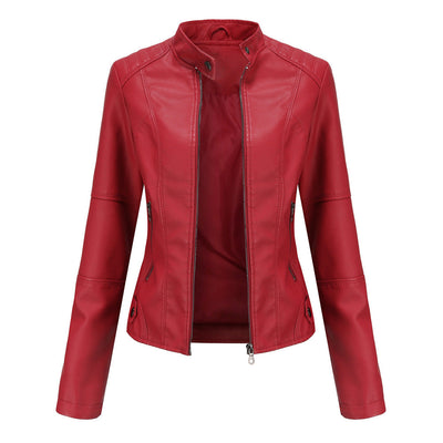 Damen Biker Lederjacke